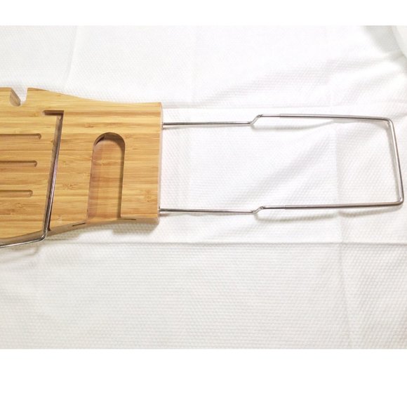 Bamboo Extendable Bathtub Caddy - Bath Tray *NEW* - Picture 10 of 11